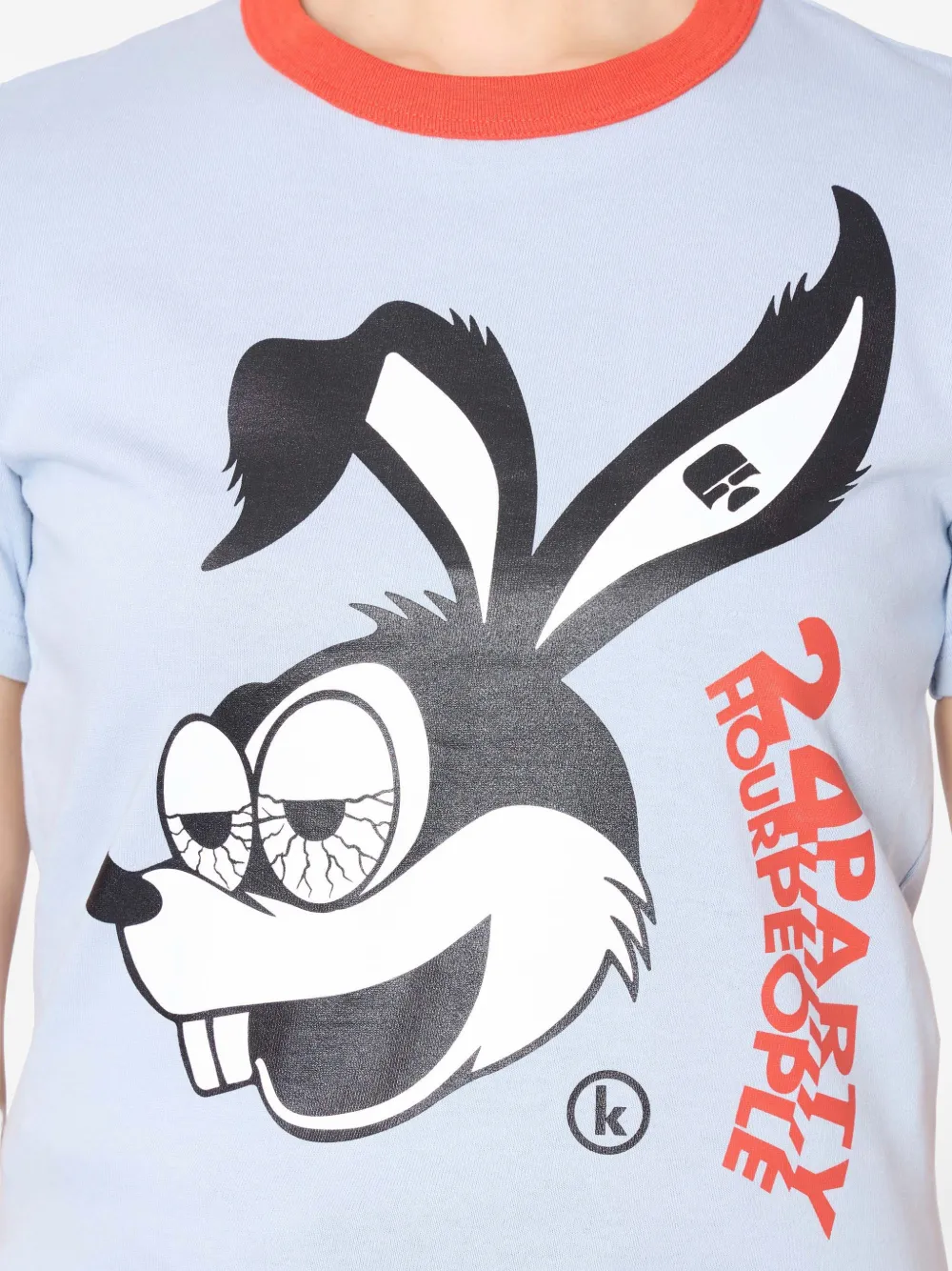 Kolor T-shirt met print Blauw