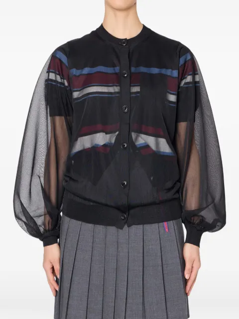 Kolor striped cardigan