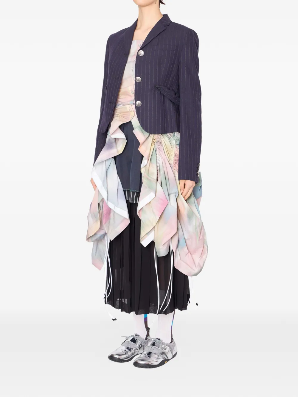  Kolor Pinstripe Blazer - Blue 