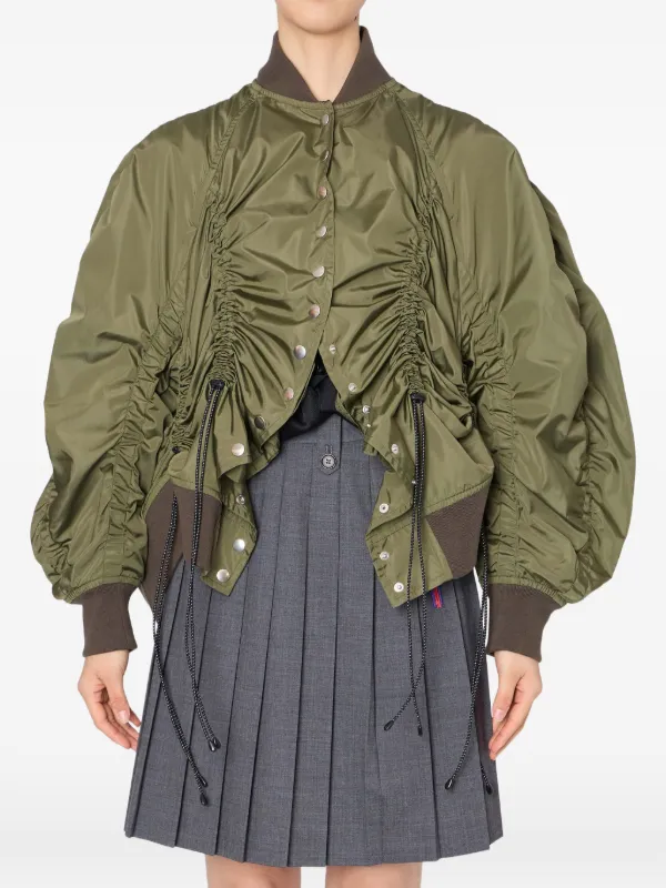 Kolor ボンバージャケット | グリーン | FARFETCH JP