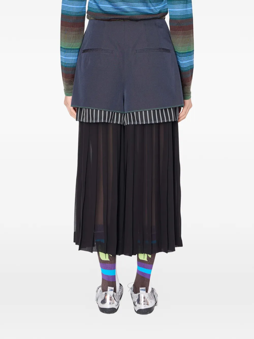 Kolor Palazzo plooibroek Blauw
