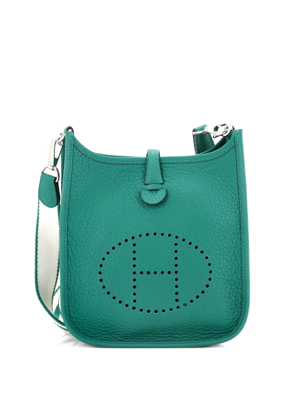 Hermès Pre-Owned Evelyne Bag Gen III Clemence TPM crossbody bag - Verde