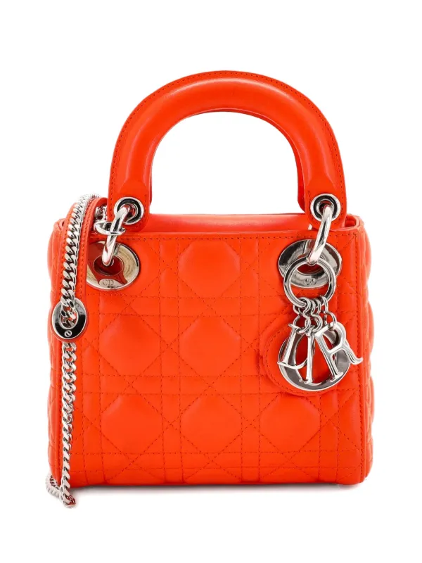 Christian Dior Pre-Owned Lady Dior Chain Bag Cannage Quilt