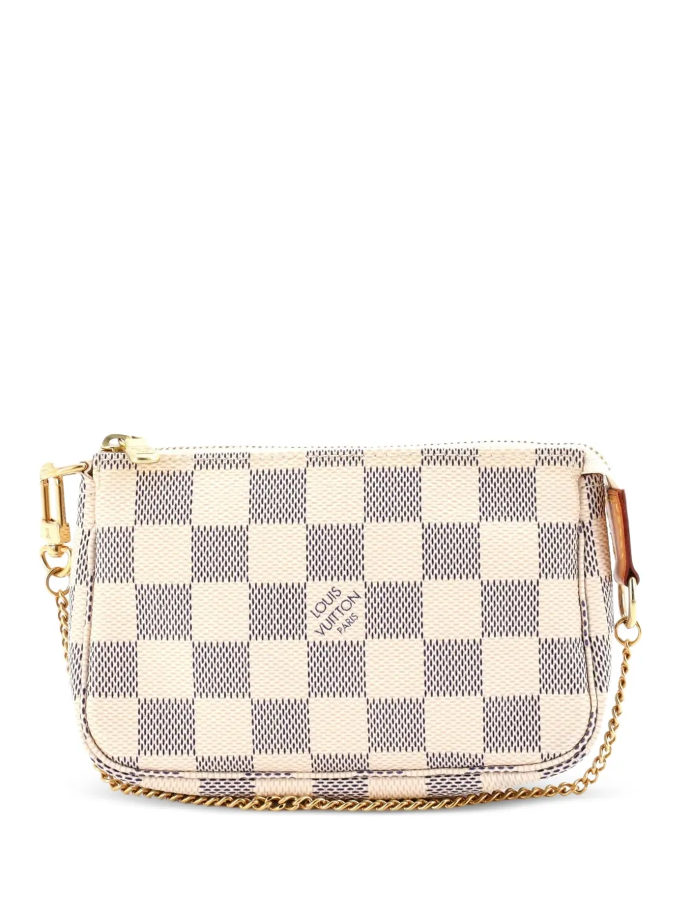 Louis Vuitton Pre-Owned Pochette Accessoires Damier Mini clutch bag - Bianco