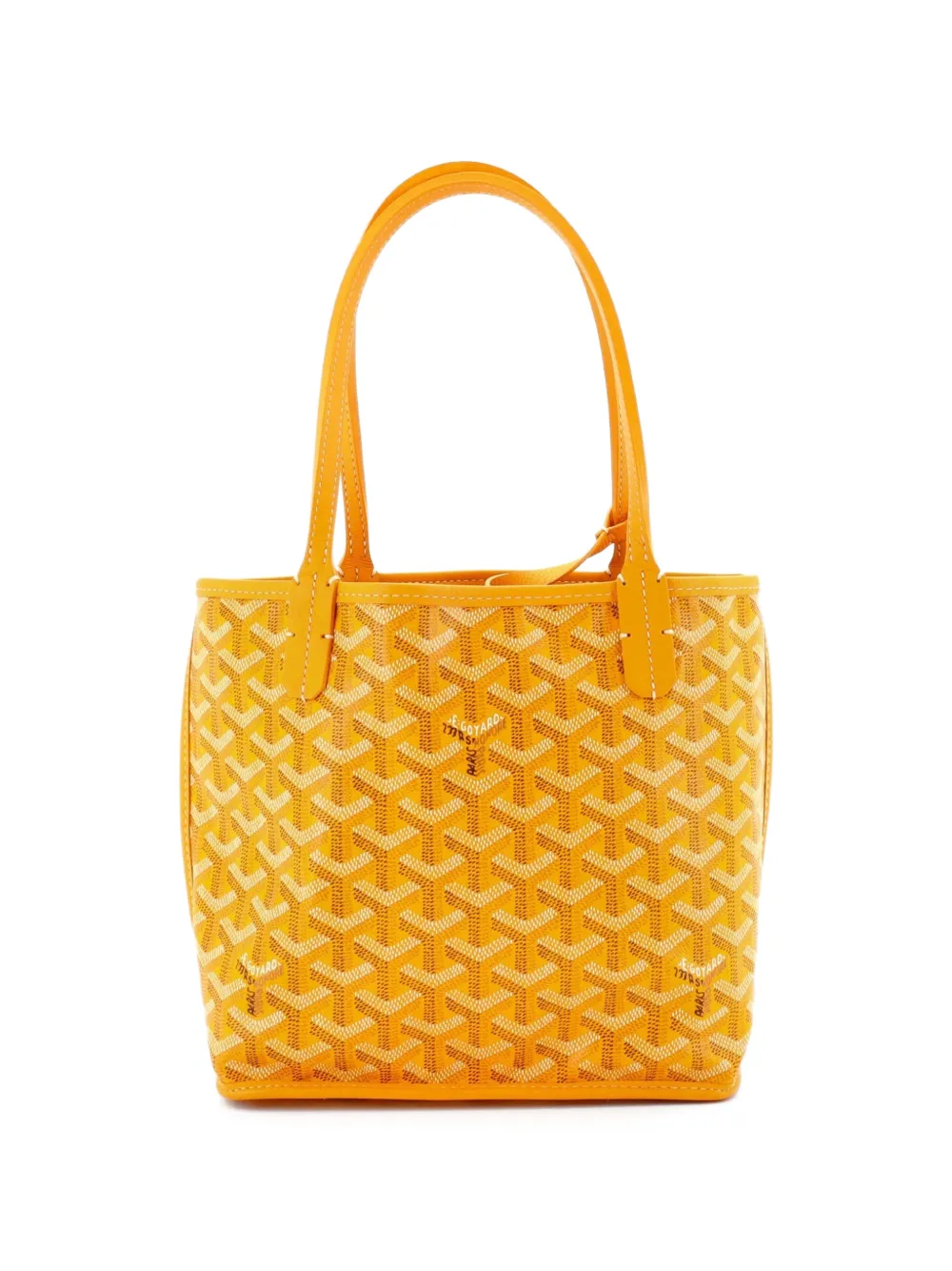 Goyard Pre-Owned Anjou Reversible Tote Coated Canvas Mini satchel - Arancione