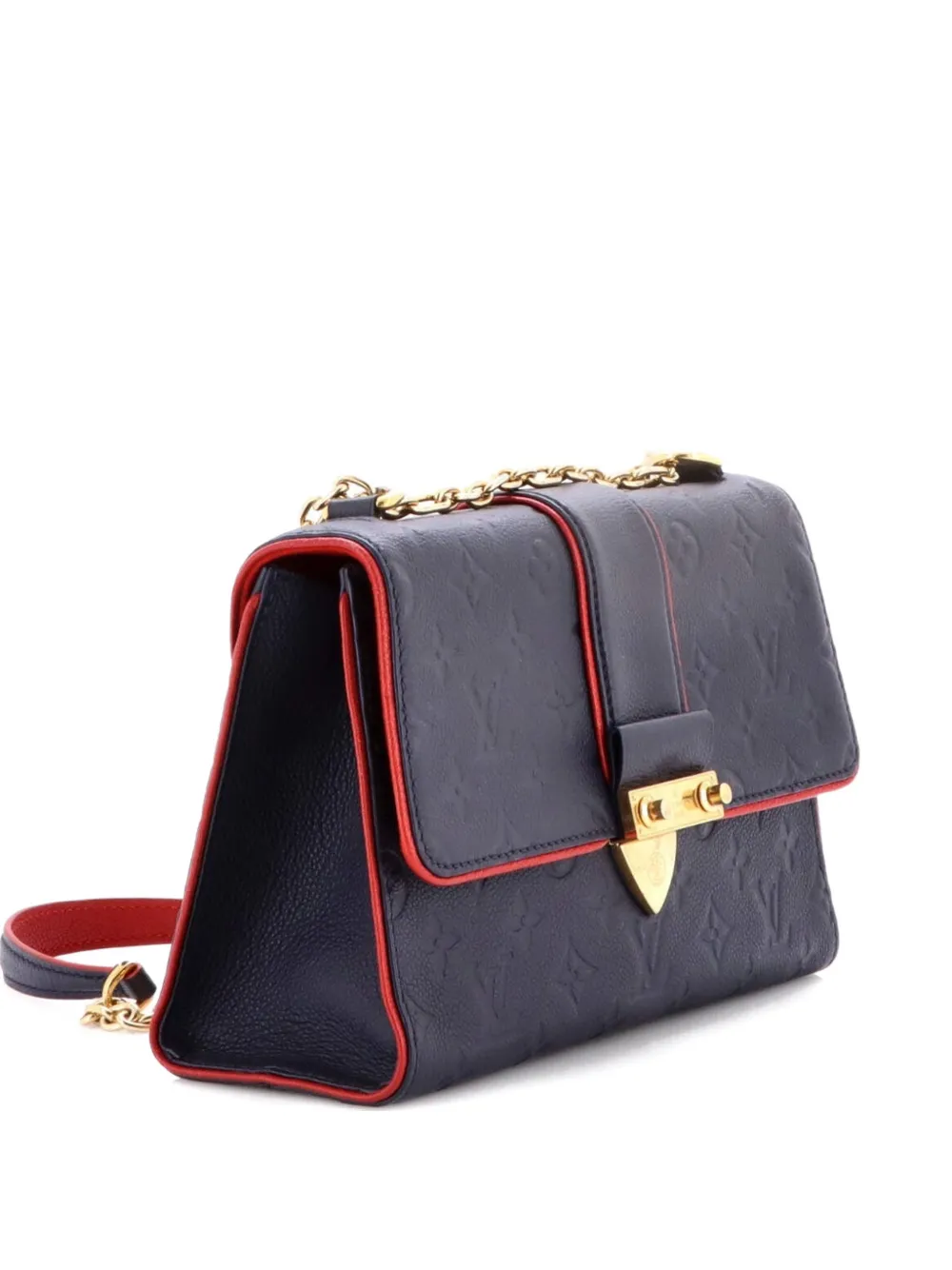 Louis Vuitton Pre-Owned Saint Sulpice Handbag Monogram Empreinte Leather PM crossbody bag - Blau