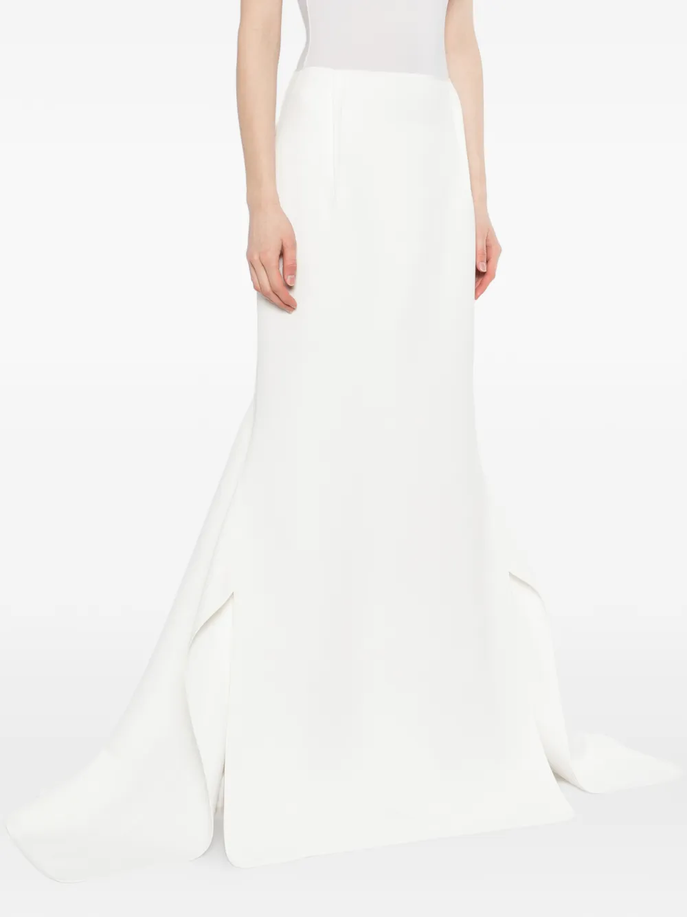  Maticevski Snaking Maxi Skirt - White 