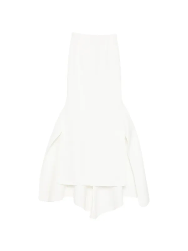 Maticevski Snaking Maxi Skirt in White