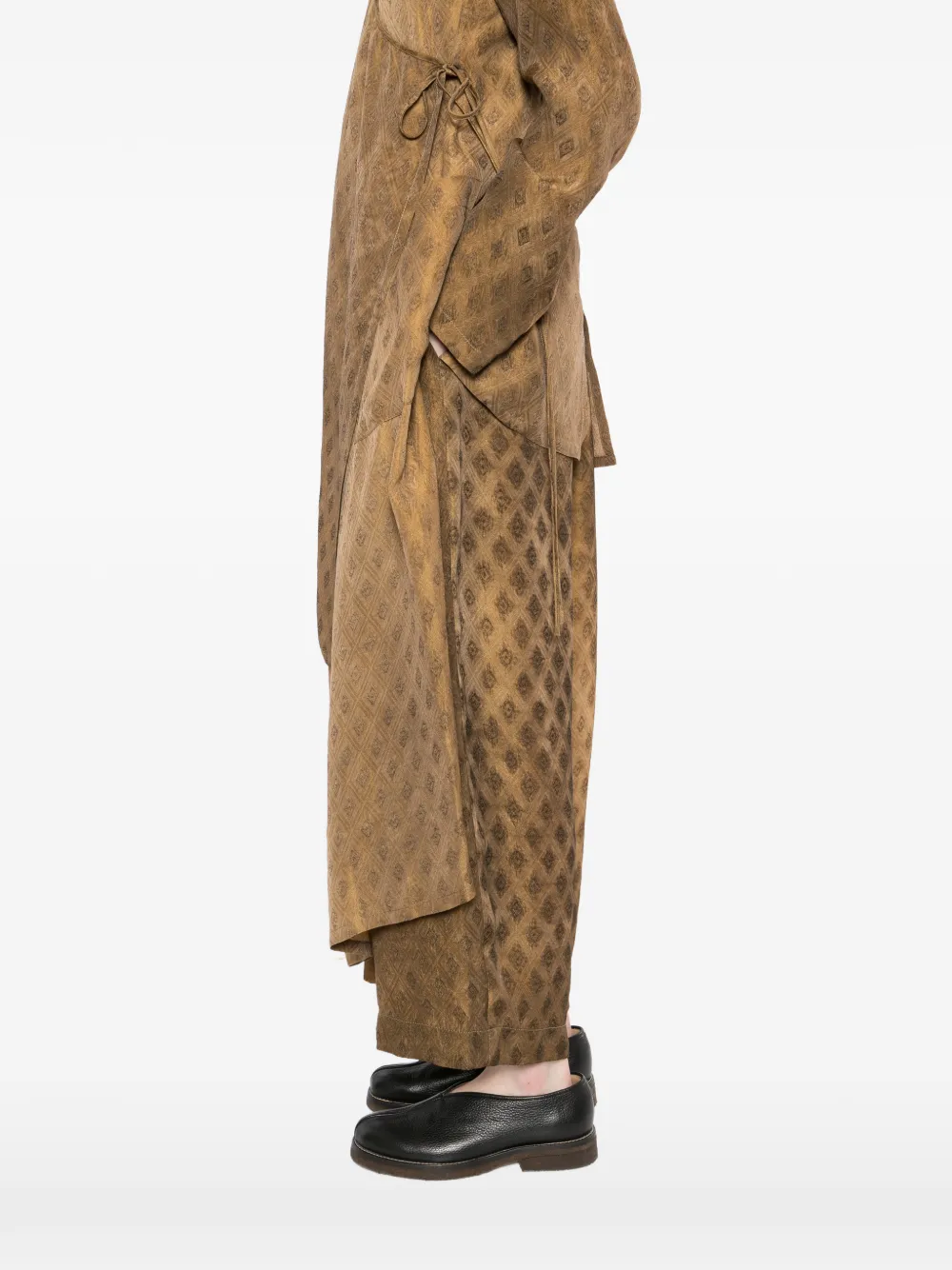 Uma Wang Poetic broek Bruin