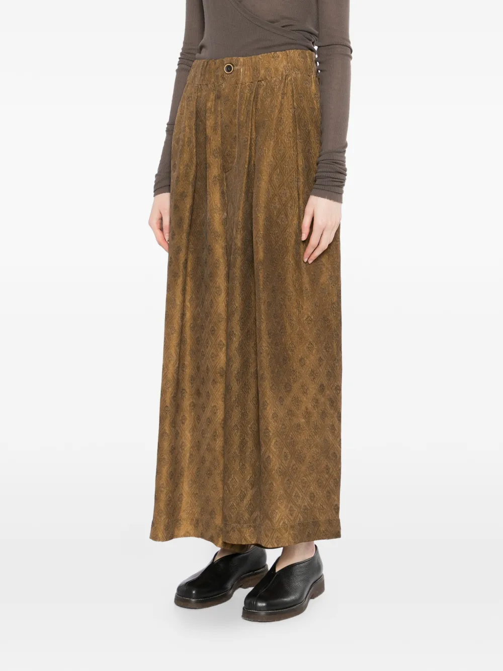 Uma Wang Poetic broek Bruin