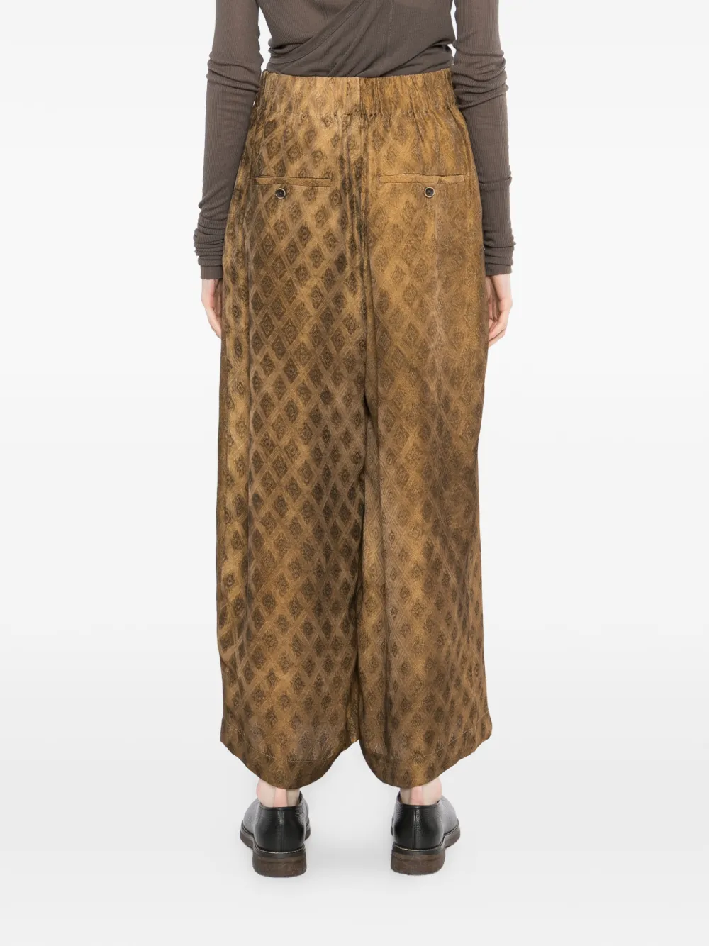 Uma Wang Poetic broek Bruin