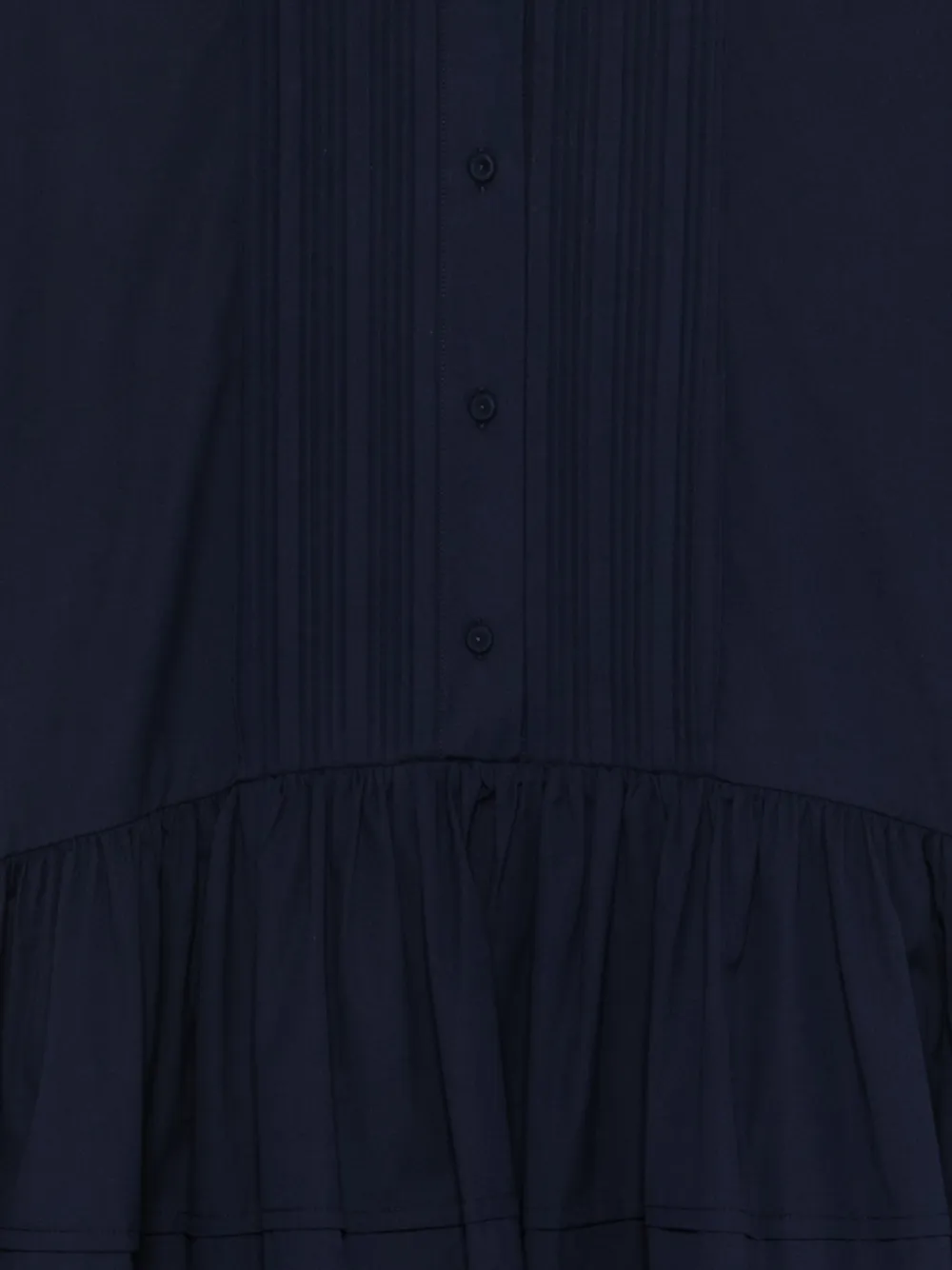 Semicouture Jurk met polokraag Blauw