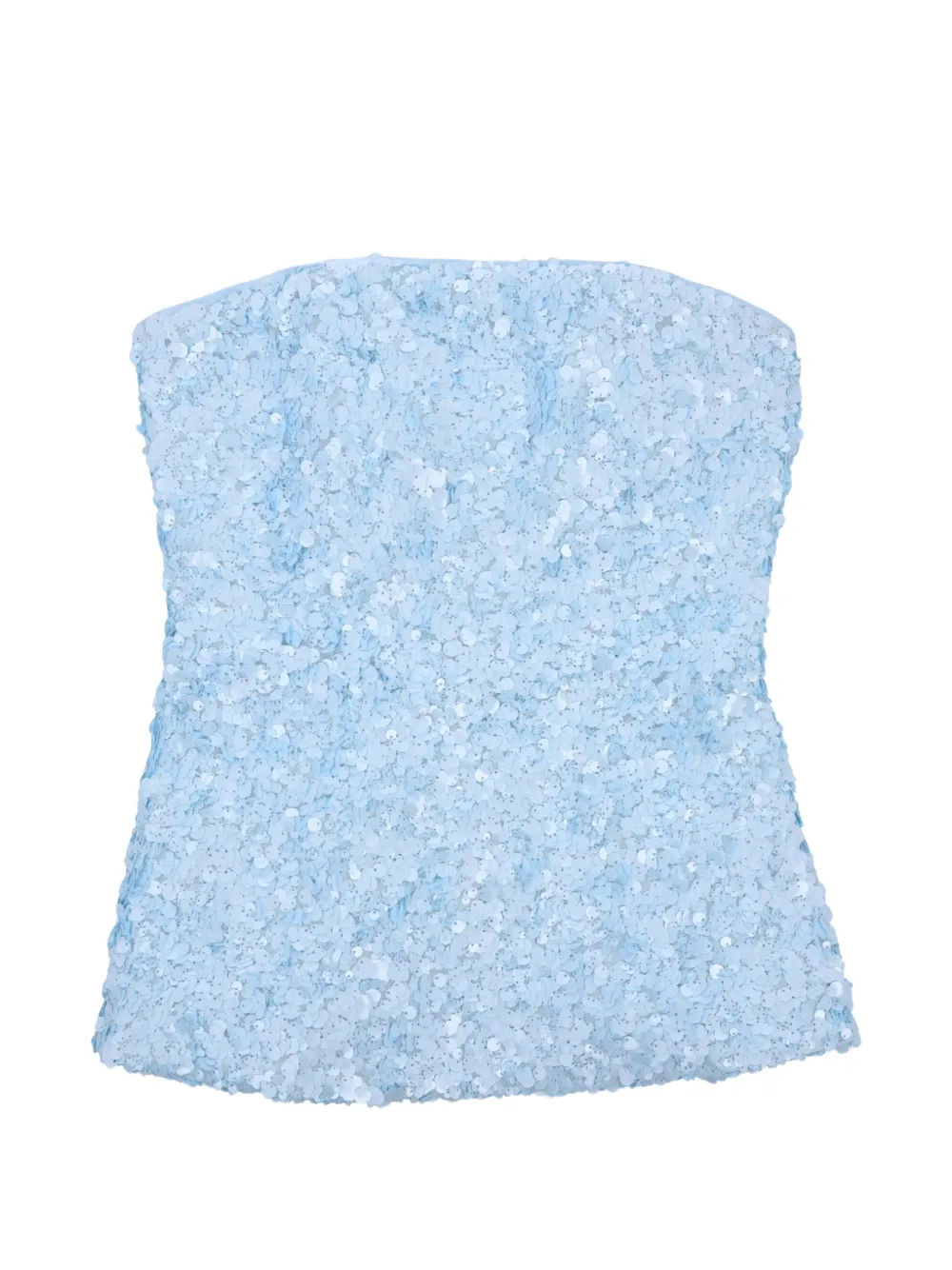 Acler Pipson strapless top - Blu