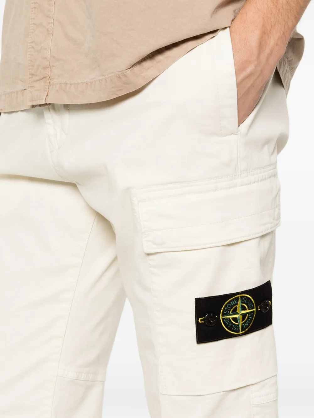 Stone Island Cargo broek Beige
