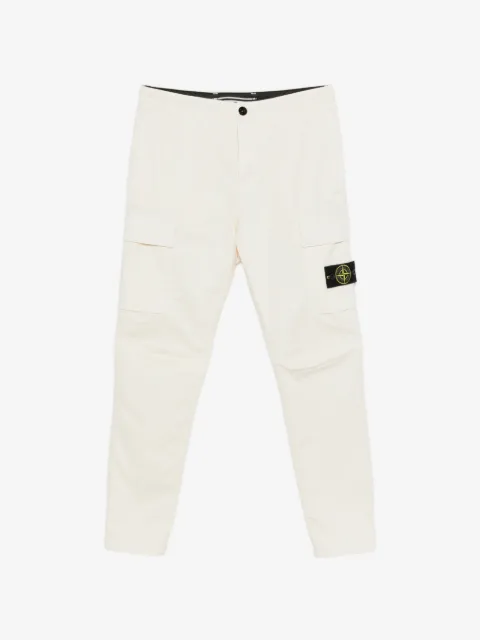 Stone Island 3100051 organic cotton stretch broken twill 'old' trousers