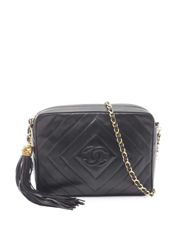 CHANEL Pre-Owned 1991-1994 ココマーク マトラッセ タッセル 