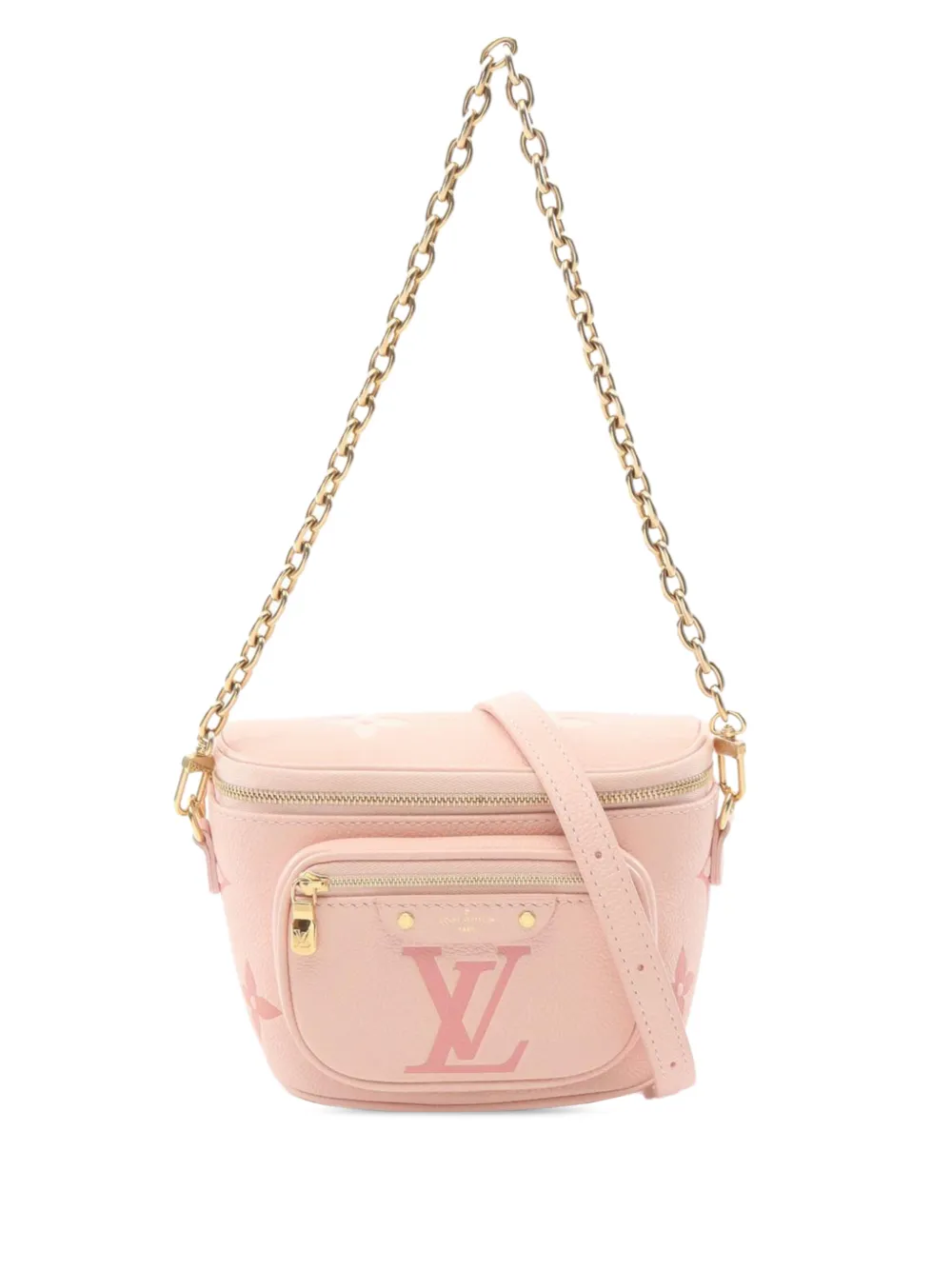 Louis Vuitton Pre-Owned 2021-2026 Monogram Empreinte Giant By The Pool Mini Bumbag satchel - Rosa