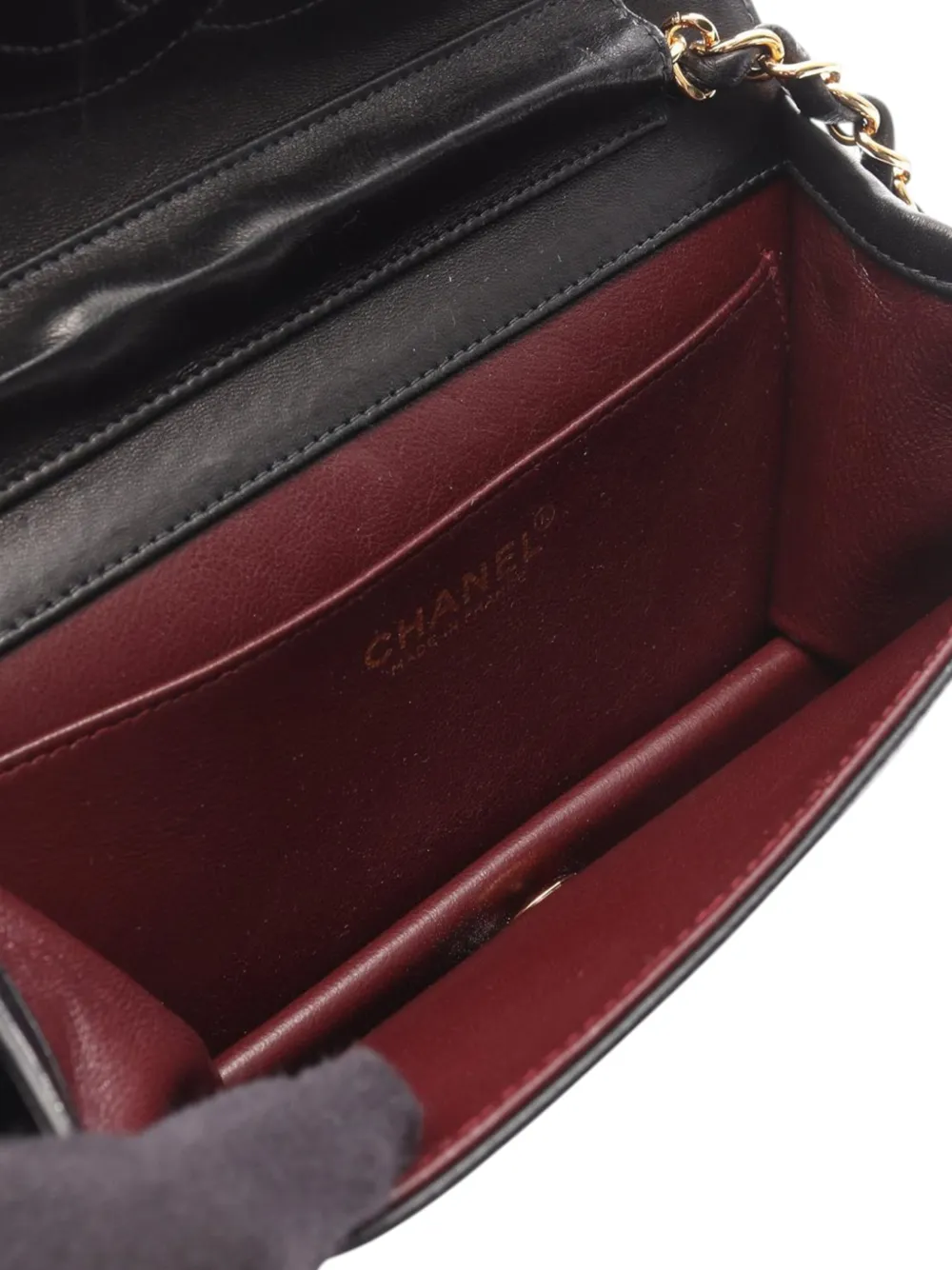 2000-2002 Mini Quilted Lambskin Full Flap Crossbody Bag