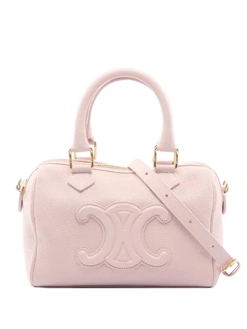 Celine Pre-Owned 2021-2026 Small Triomphe Cuir Boston Bag satchel