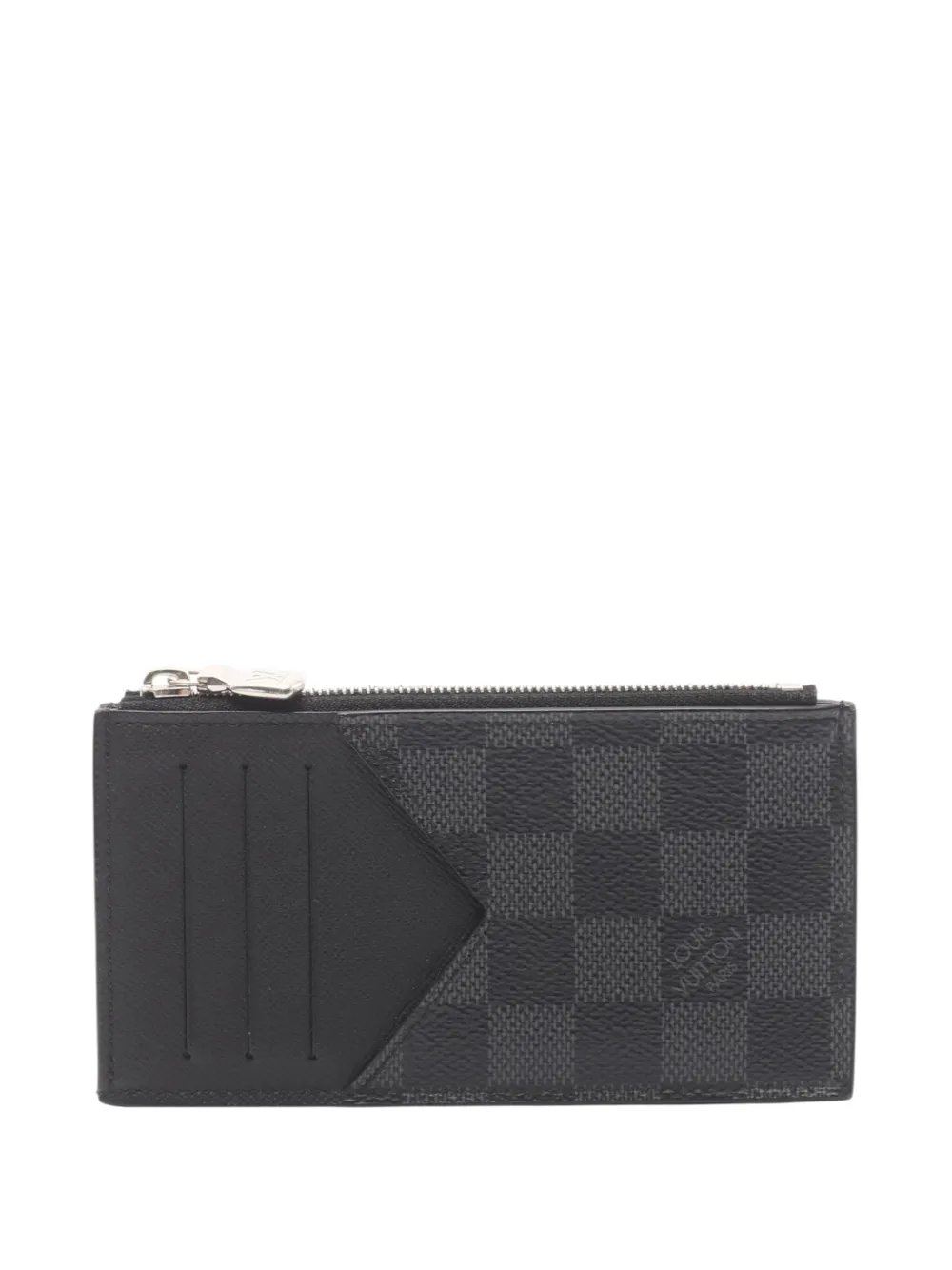 Louis Vuitton Pre-Owned 2020 Damier Graphite card holder - Nero