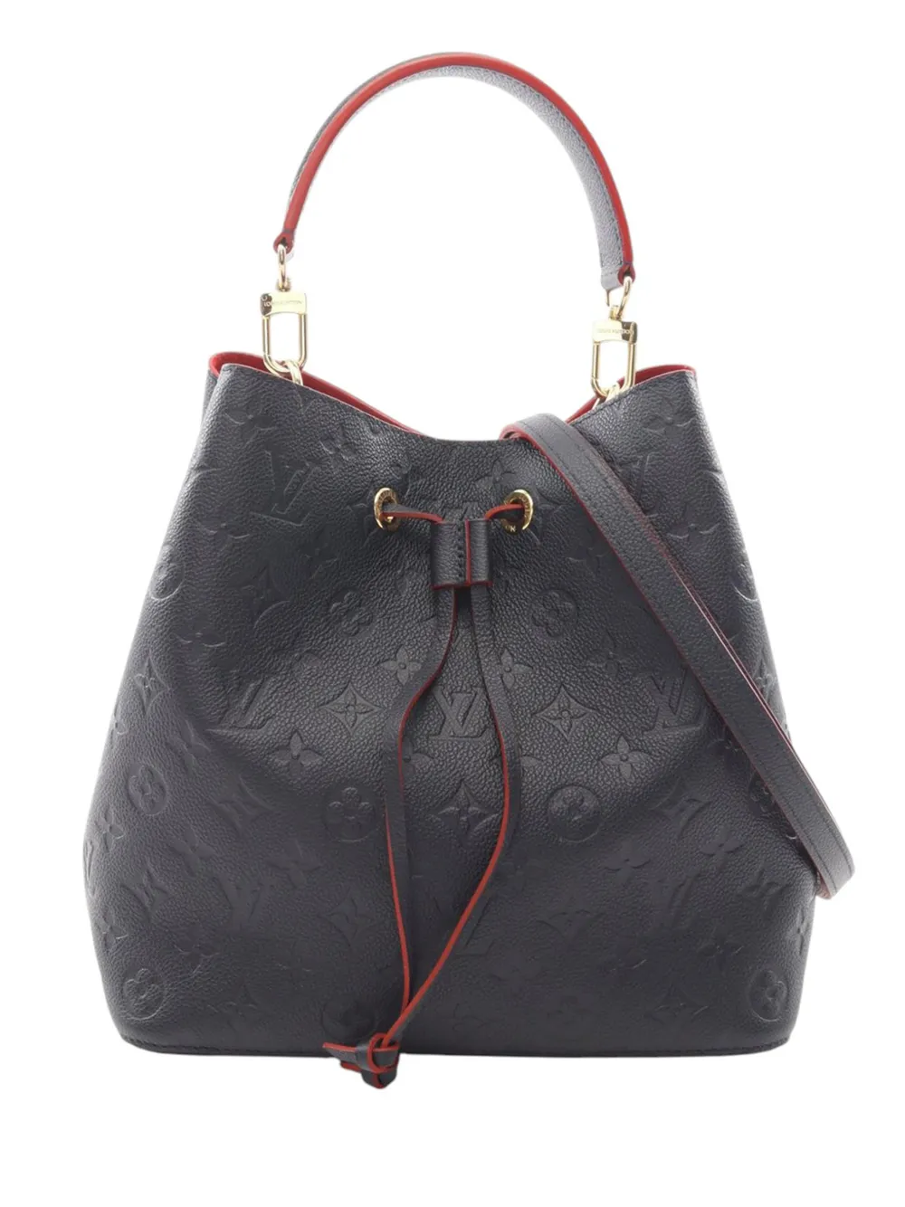 Louis Vuitton Pre-Owned 2021 Monogram Empreinte Neonoe bucket bag - Blu