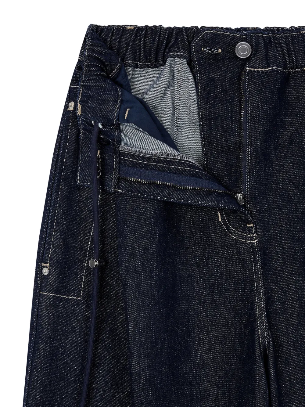 TOMBOY Jeans met contrasterend stiksel Blauw