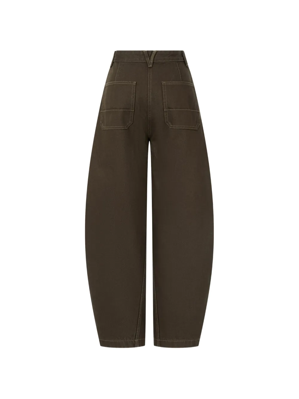Curved-Leg Jeans