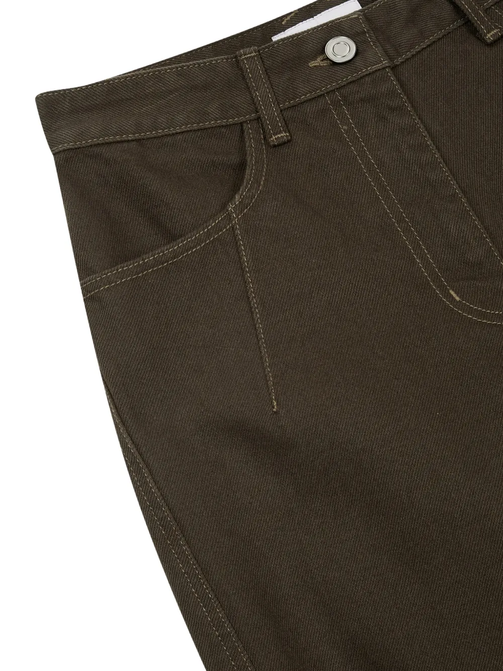 Curved-Leg Jeans