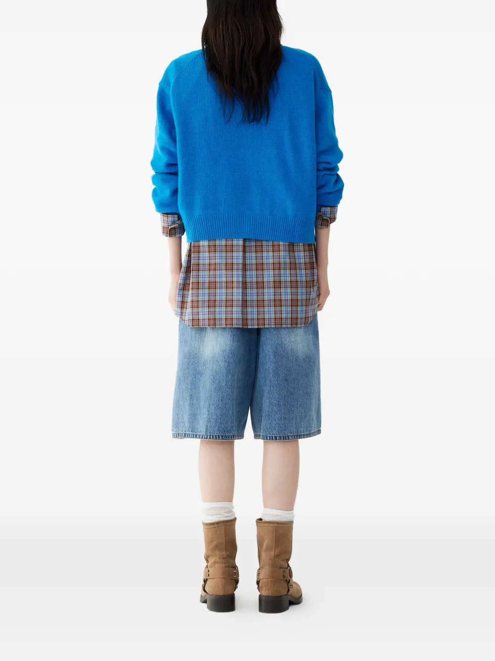  Tomboy Buttoned Cardigan - Blue 