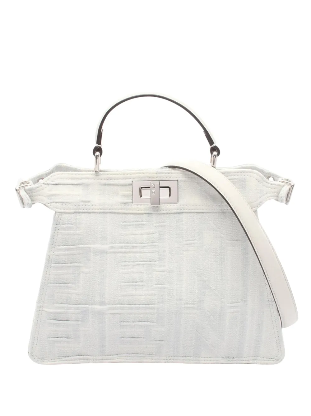 Fendi Pre-Owned 2010-2026 Marc Jacobs Small Denim Peekaboo ISeeU satchel - Blu