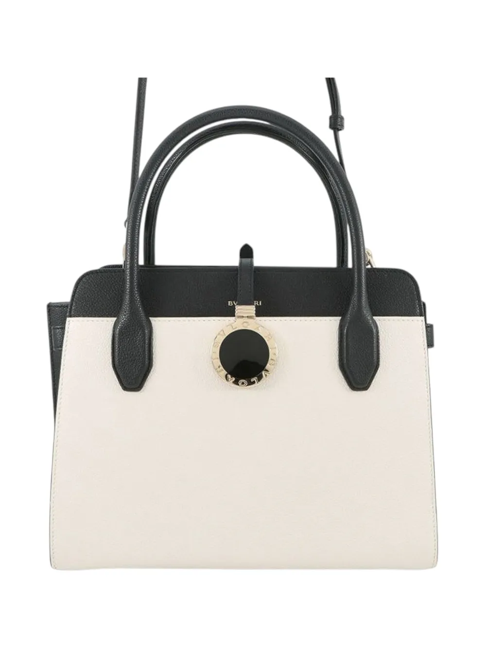 Bvlgari Pre-Owned 2010-2026 Leather Alba satchel - Bianco