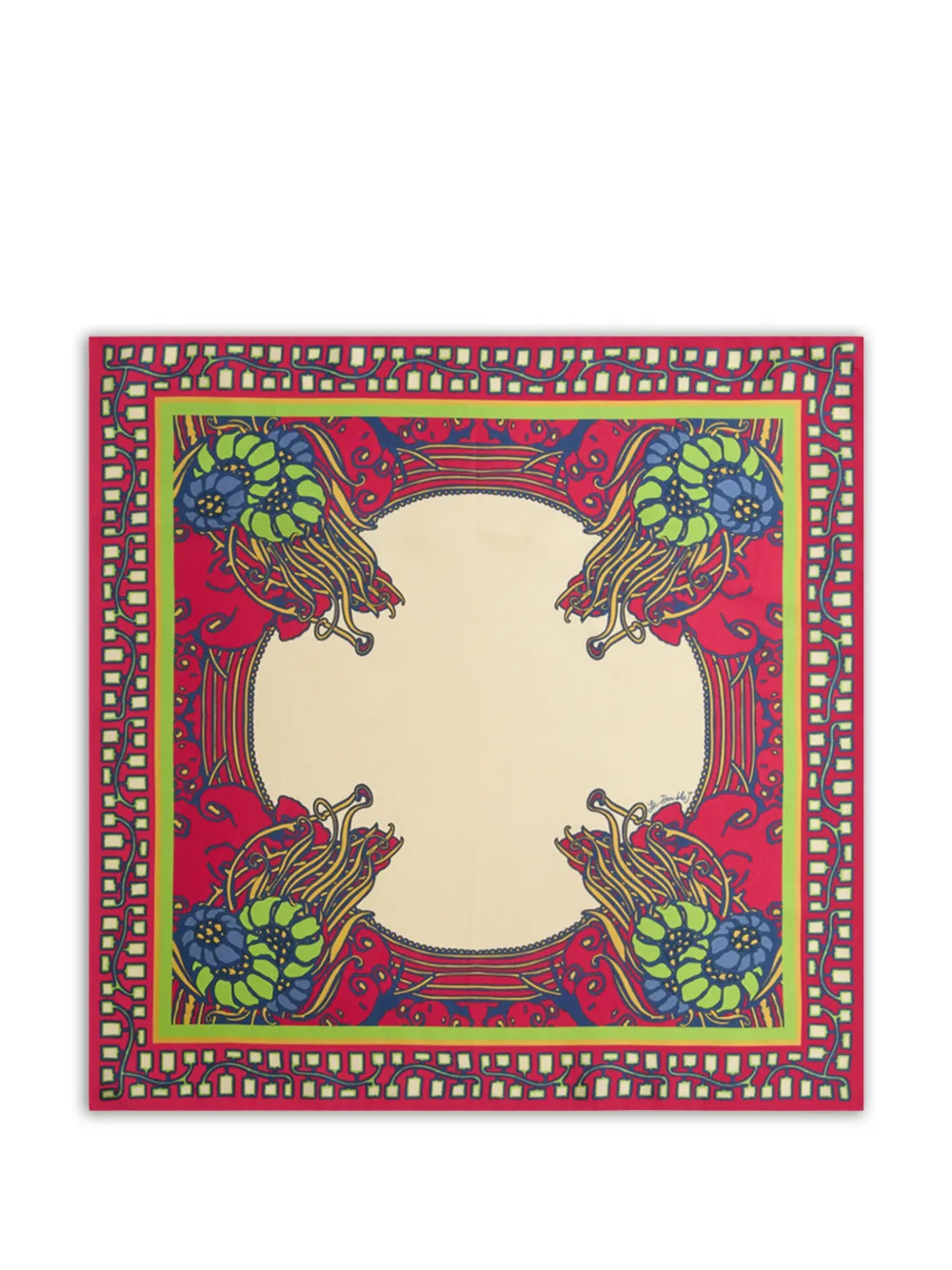 La DoubleJ Foulard con stampa - Rosso
