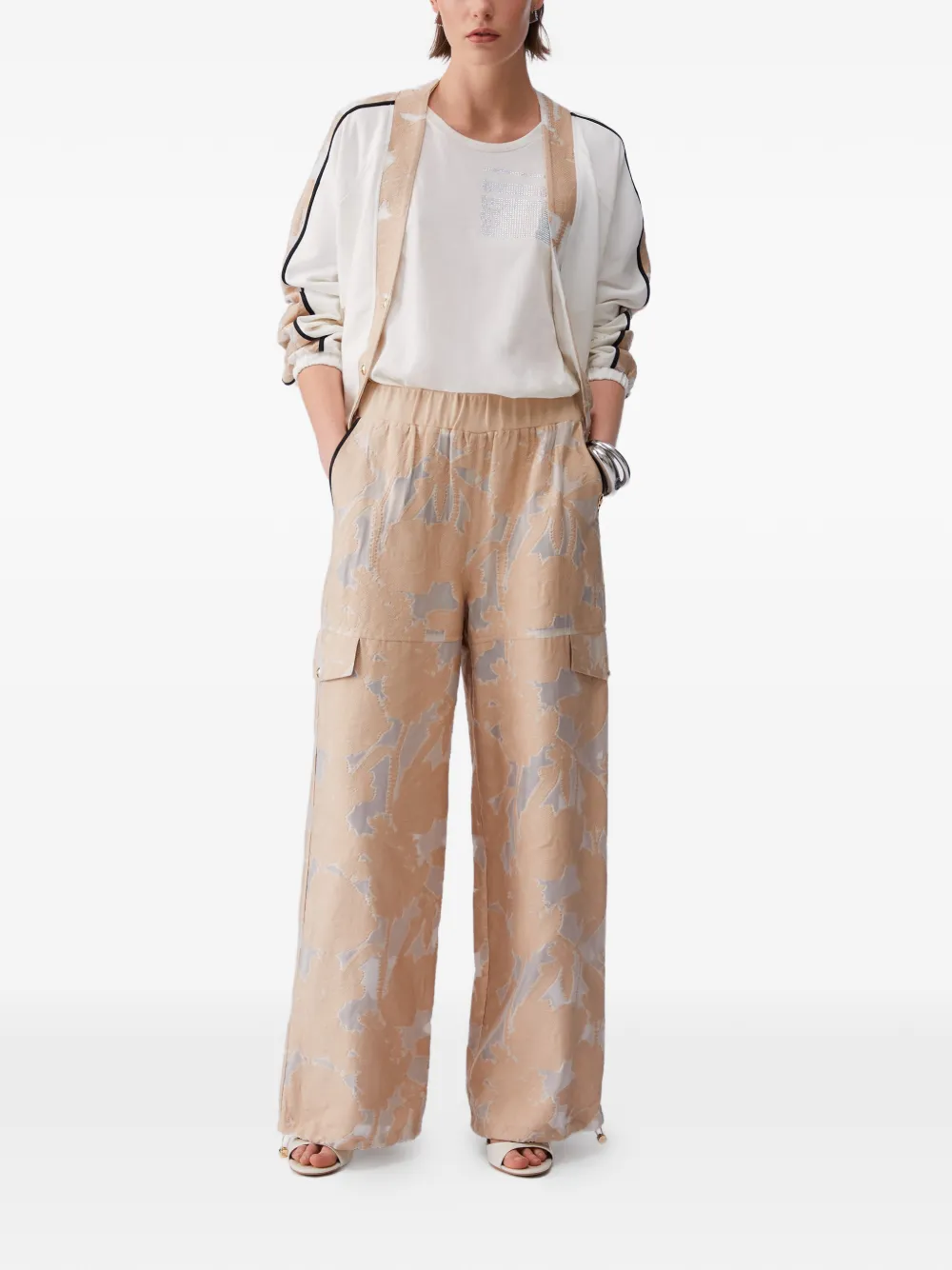 Jacquard Side-Pocket Trousers