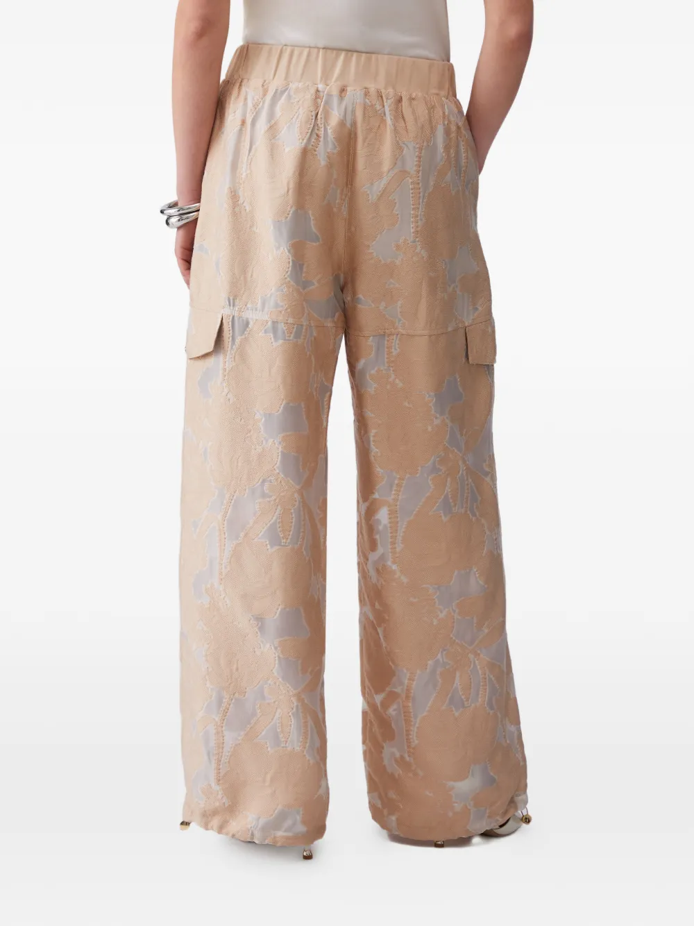 Jacquard Side-Pocket Trousers