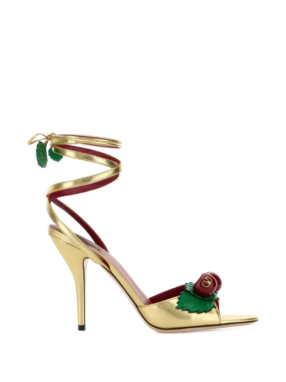 Valentino Garavani Cherryfic sandals Goud