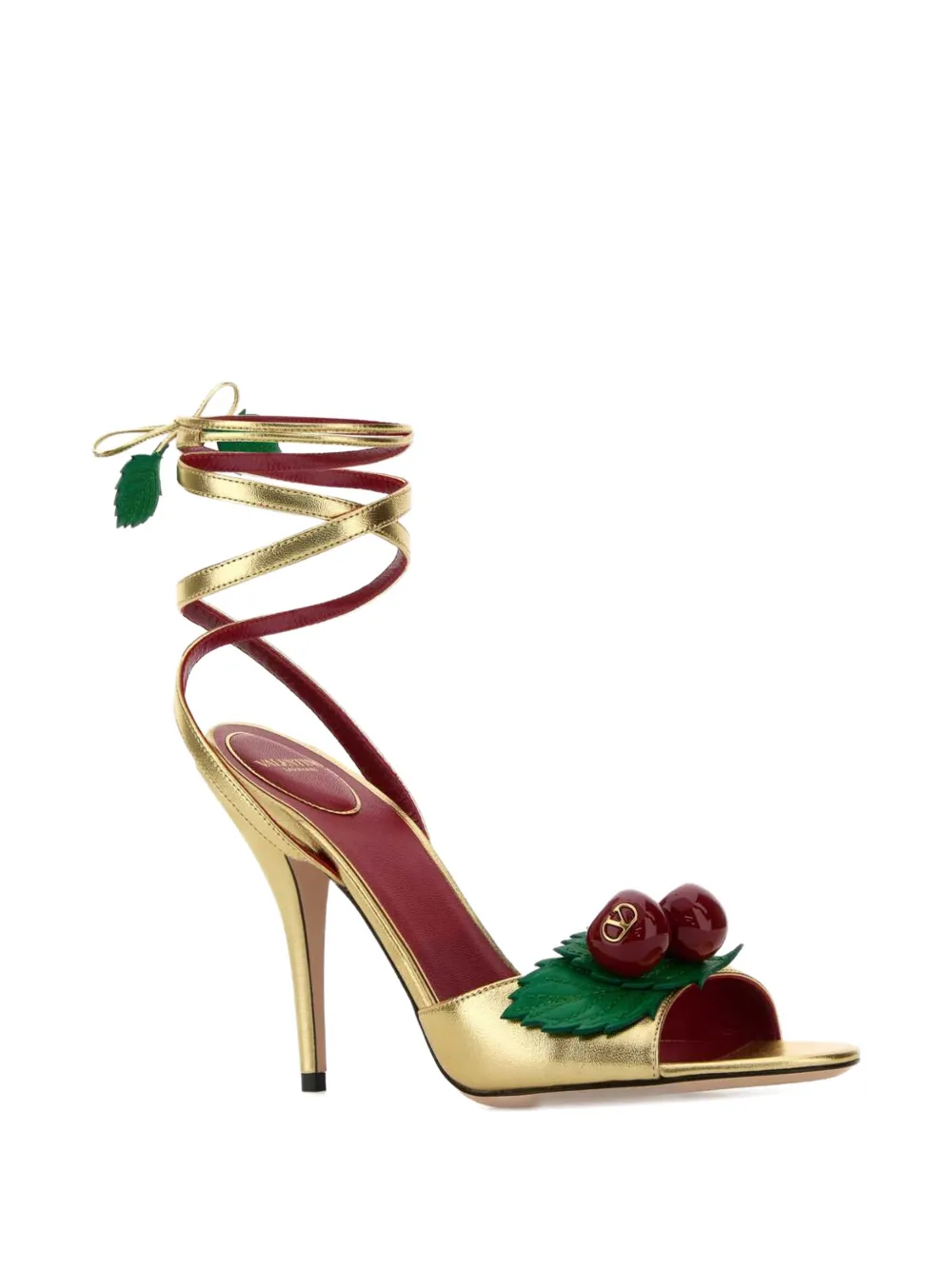Valentino Garavani Cherryfic sandals Goud