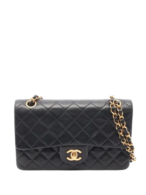 CHANEL Pre-Owned 1994-1996 Small Classic Lambskin Double Flap shoulder bag