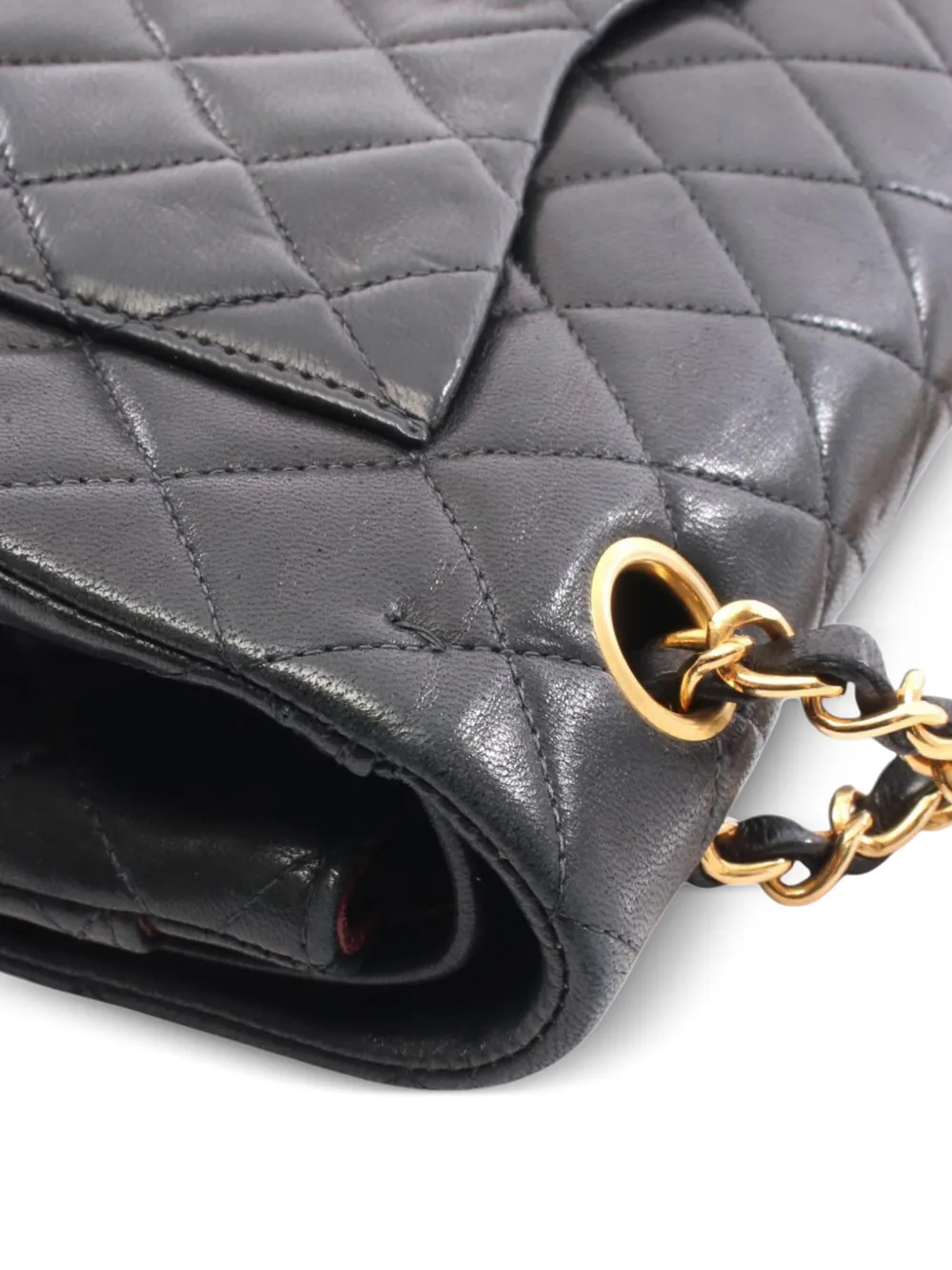 1994-1996 Small Classic Lambskin Double Flap Shoulder Bag