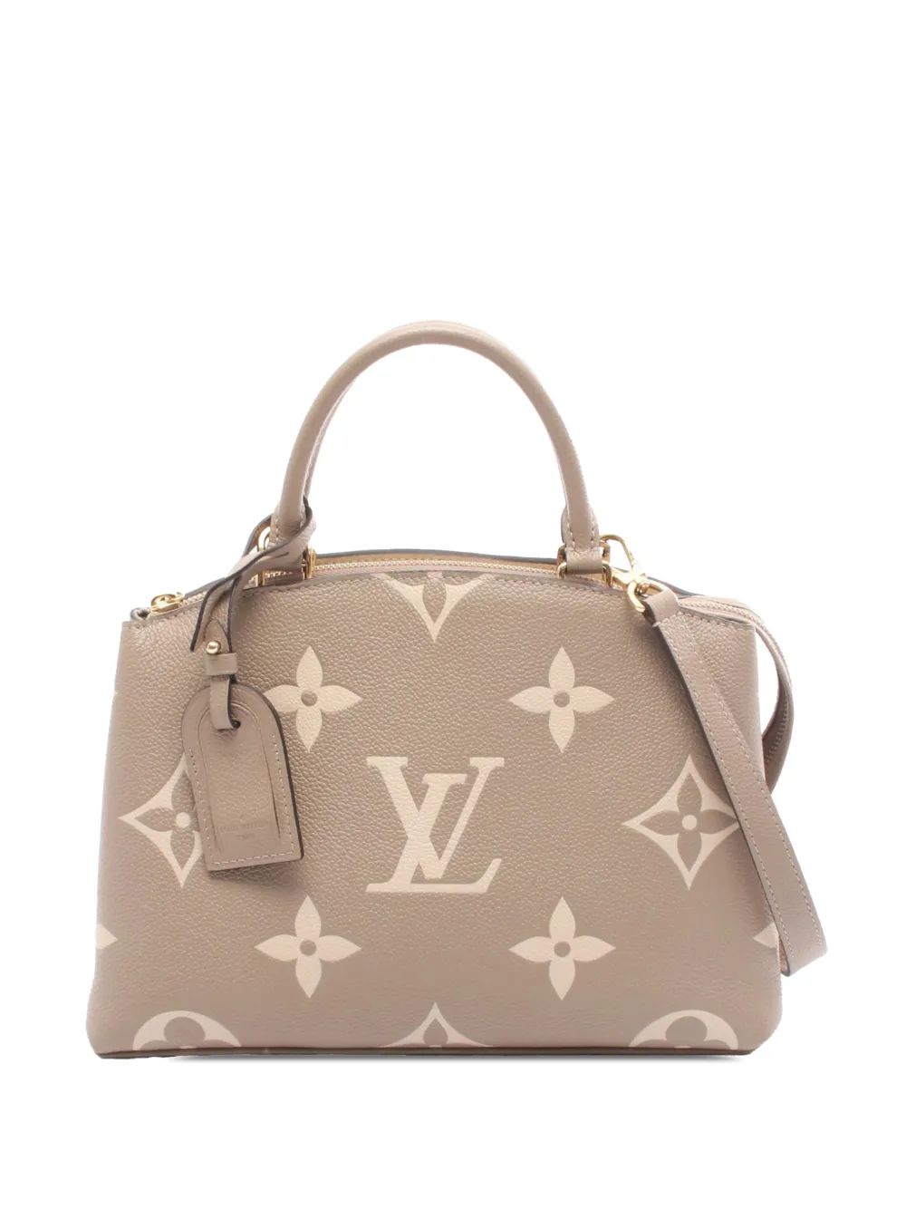 Louis Vuitton Pre-Owned 2021-2026 Bicolor Monogram Empreinte Giant Petit Palais satchel - Marrone