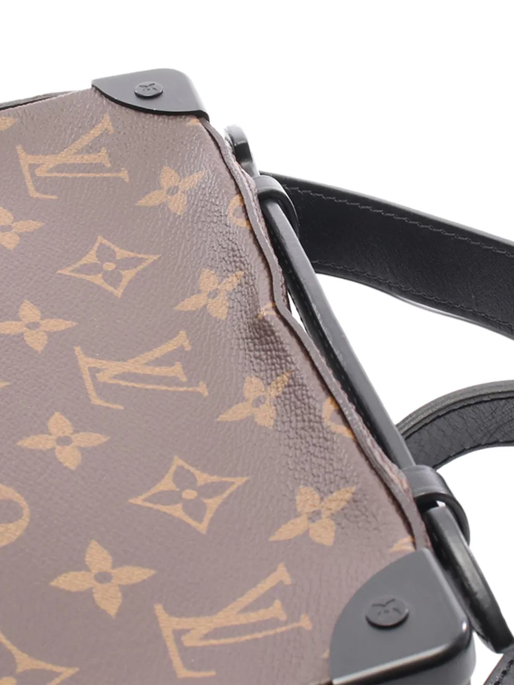 2021-2026 Monogram Macassar Handle Soft Trunk Satchel