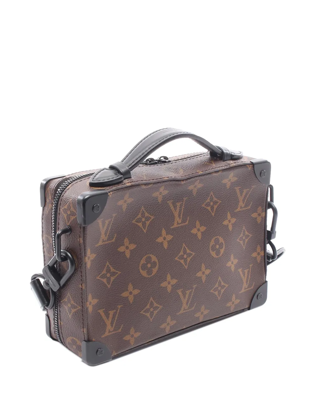 2021-2026 Monogram Macassar Handle Soft Trunk Satchel