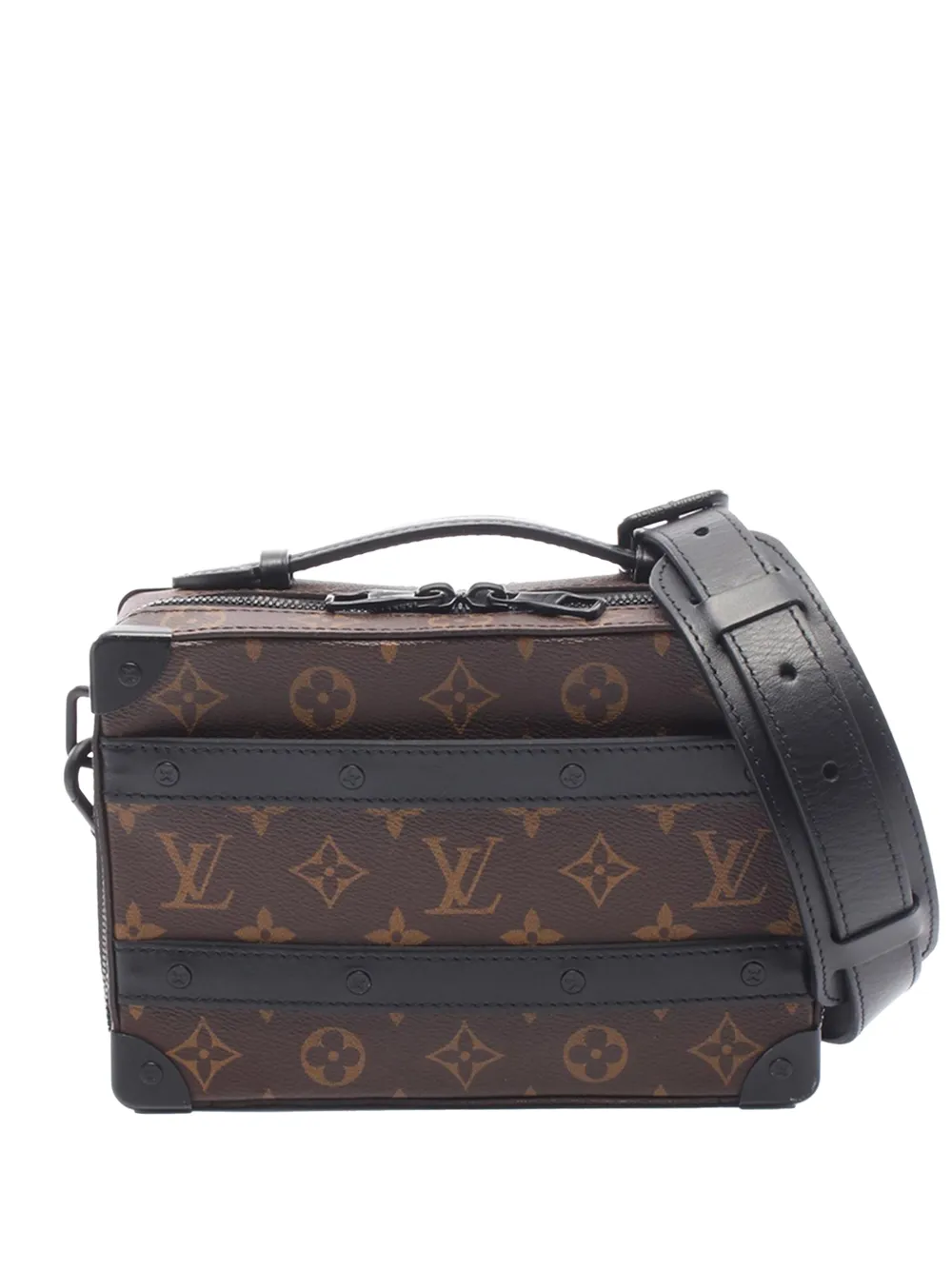 Louis Vuitton Pre-Owned 2021-2026 Monogram Macassar Handle Soft Trunk satchel - Marrone