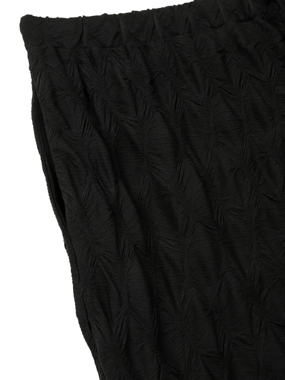 TOMBOY Kokerrok met knoopdetail Zwart