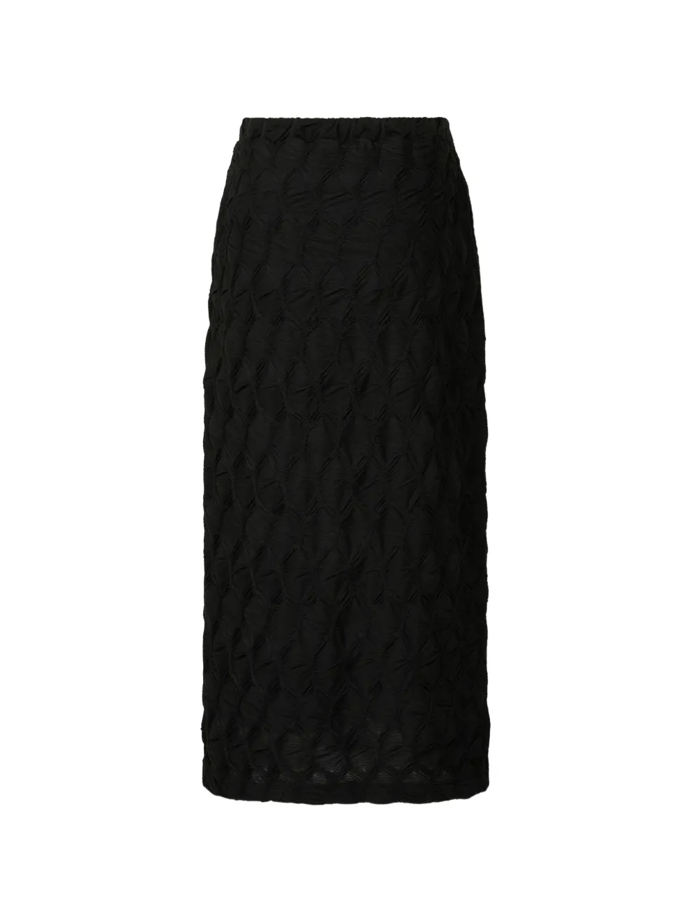 TOMBOY Kokerrok met knoopdetail Zwart