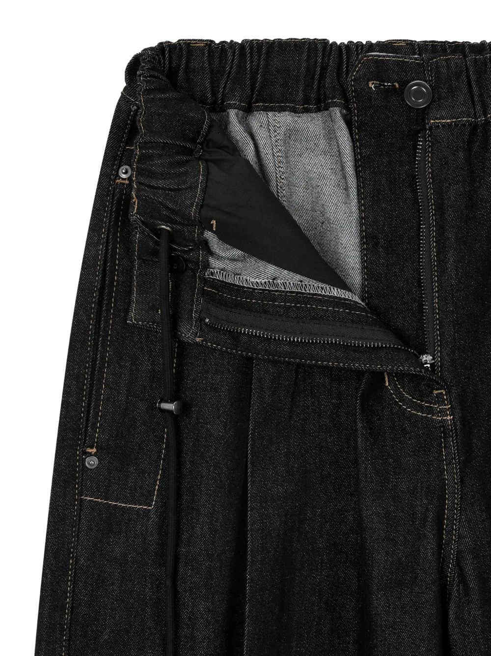 TOMBOY Jeans met wijde pijpen Zwart