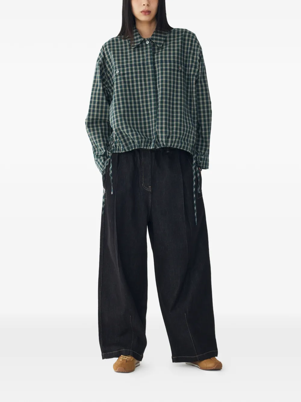  Tomboy Wide-leg Jeans - Black 