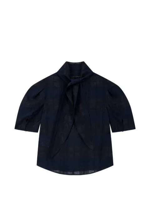 TOMBOY camisa con motivo de cuadros