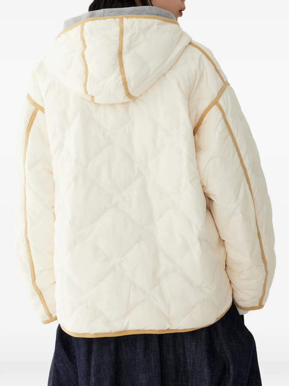  Tomboy Toggle Puffer Jacket - Neutrals 