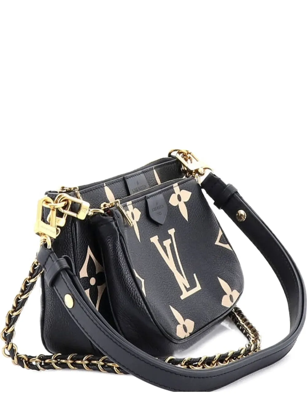 Louis Vuitton Pre-Owned Multi Pochette Accessoires Bicolor Monogram Empreinte Giant crossbody bag - Nero
