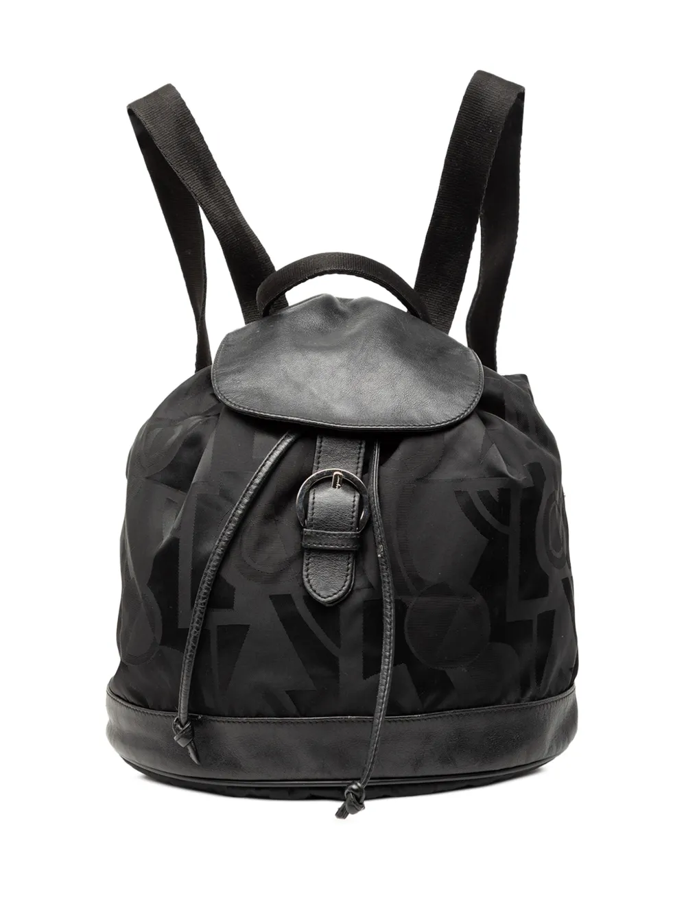 Ferragamo Pre-Owned 2000-2025 Printed Nylon backpack - Nero